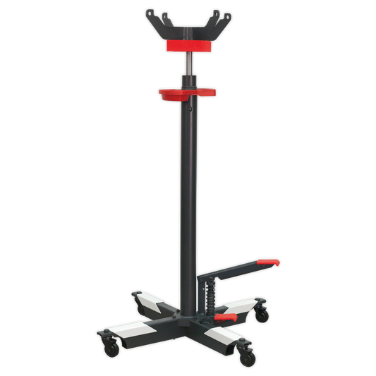 Sealey Premier Transmission Jack 0.3 Tonne Vertical With Nylon Wheels PTJ30