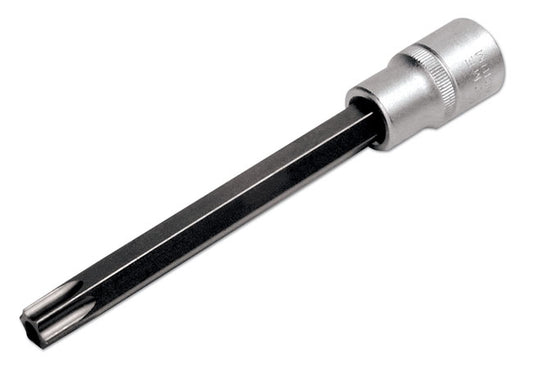 LASER 5720 Screwdriver T60 Long Star Bit 1/2" Drive 140mm Chrome Vanadium Steel
