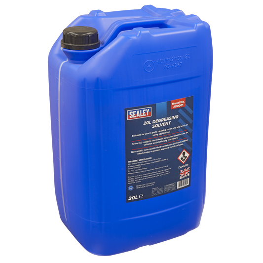 Sealey Degreasing Solvent For Cleaning Tanks & Spray Application 20L AK2001