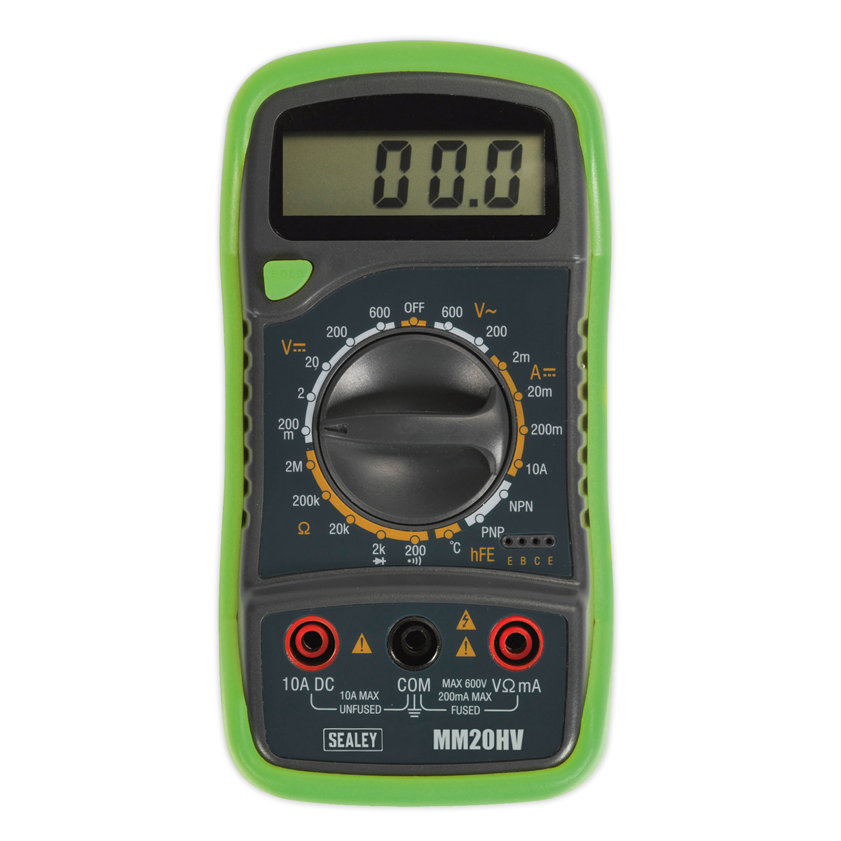 Sealey 8 Function Digital Multimeter With Thermocouple LCD Display MM20HV