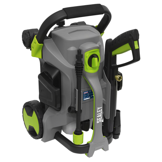 Sealey Pull Along Pressure Washer 140 Bar With TSS Lightweight 5m Hose PW2000PA