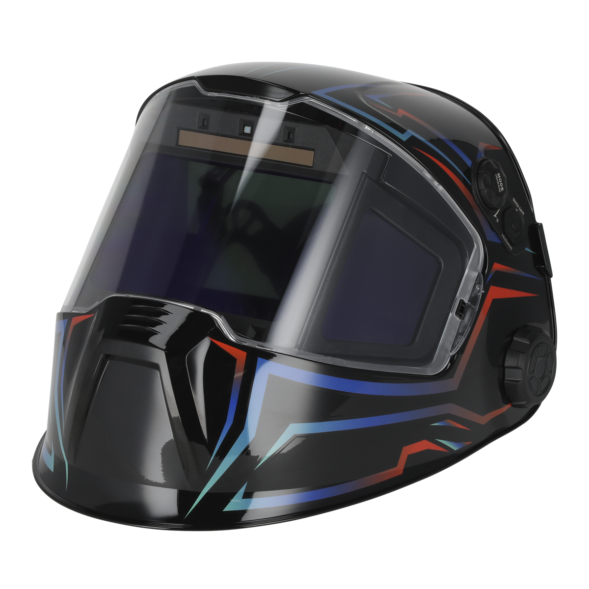Sealey Panoramic Welding Helmet Auto Darkening Shade 9-13 Fully Digital PWH602