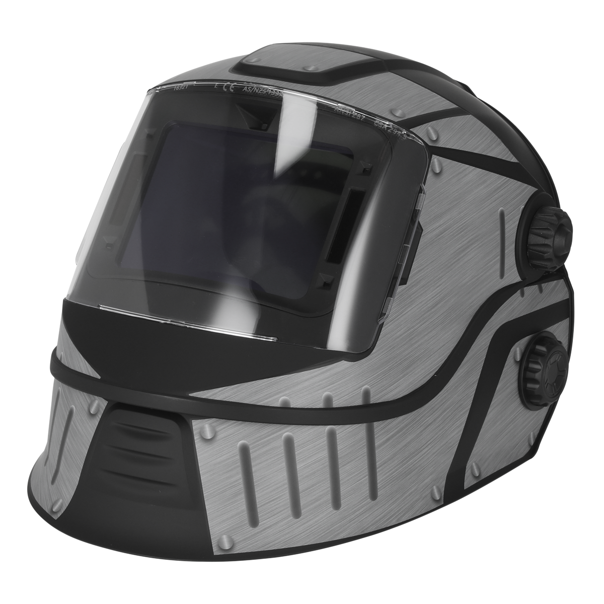 Sealey Flip-Up Welding Helmet Auto Darkening Solar Powered Shade 9-13 PWH603