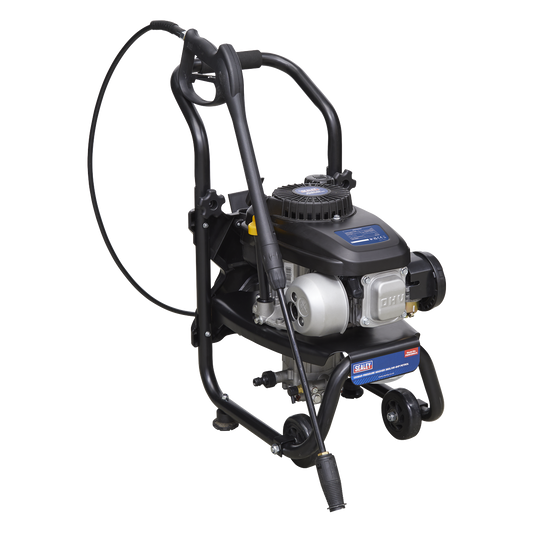Sealey Pressure Washer W/ Recoil Starting 130BAR 7ltr/min 2.4HP Petrol PWM1300