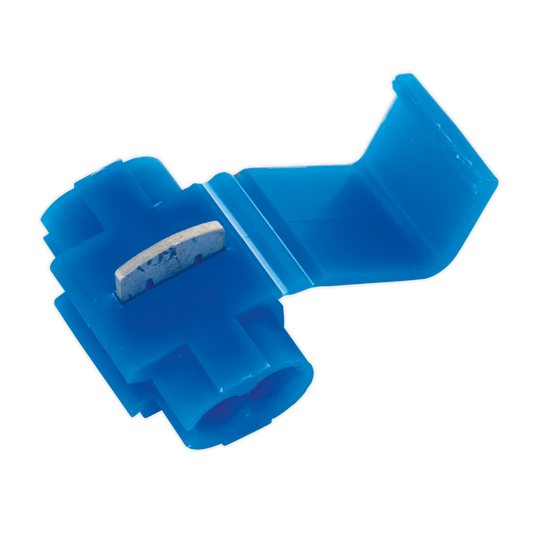 Sealey Quick Splice Connector 100 Pieces Blue Fits Cable Size 16-14 AWG QSPB