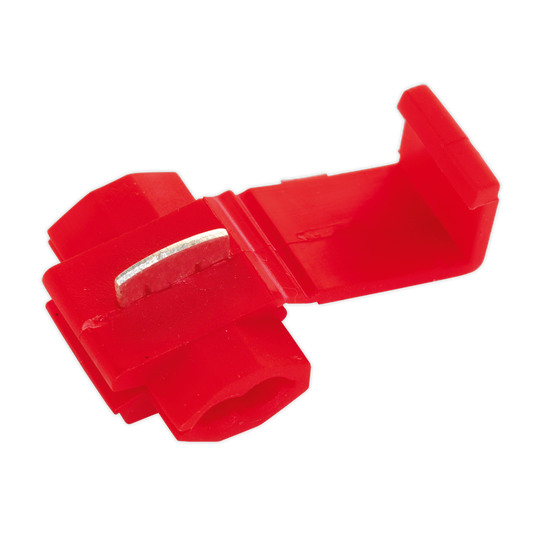 Sealey Quick Splice Connector 100 Pieces Red Fits Cable Size 22-18 AWG QSPR