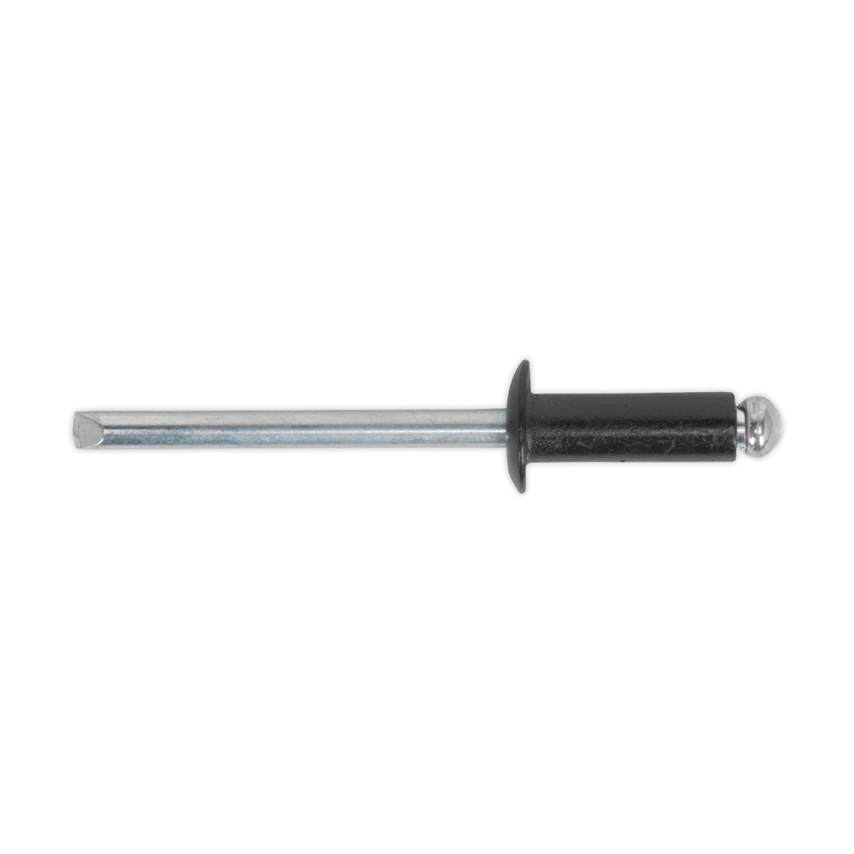 Sealey Aluminium Rivet 200 Pieces Black Standard Flange 4.8mm x 14mm RAB4814S