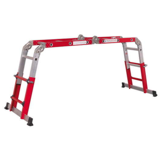 Sealey Aluminium Multipurpose Ladder EN131 With Adjustable Height AFPL2
