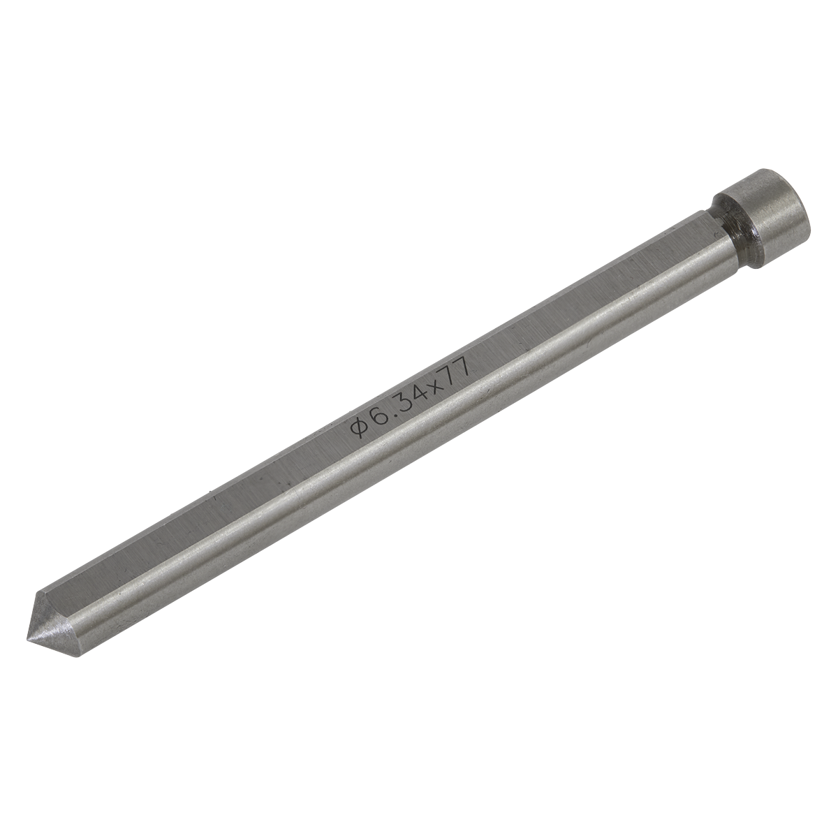 Sealey Short Straight Pin Pilot Rod 77mm For 25mm Cut Rotabors Workshop RBSP