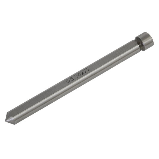 Sealey Short Straight Pin Pilot Rod 77mm For 25mm Cut Rotabors Workshop RBSP