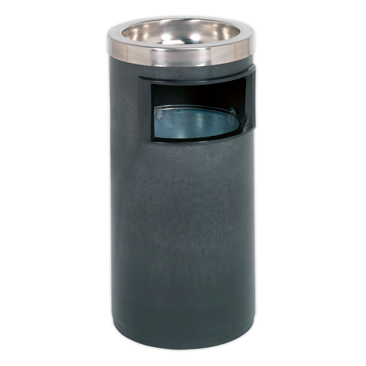 Sealey Cigarette Ashtray & Litter Bin Container Metal For Outdoor Smoking RCB06