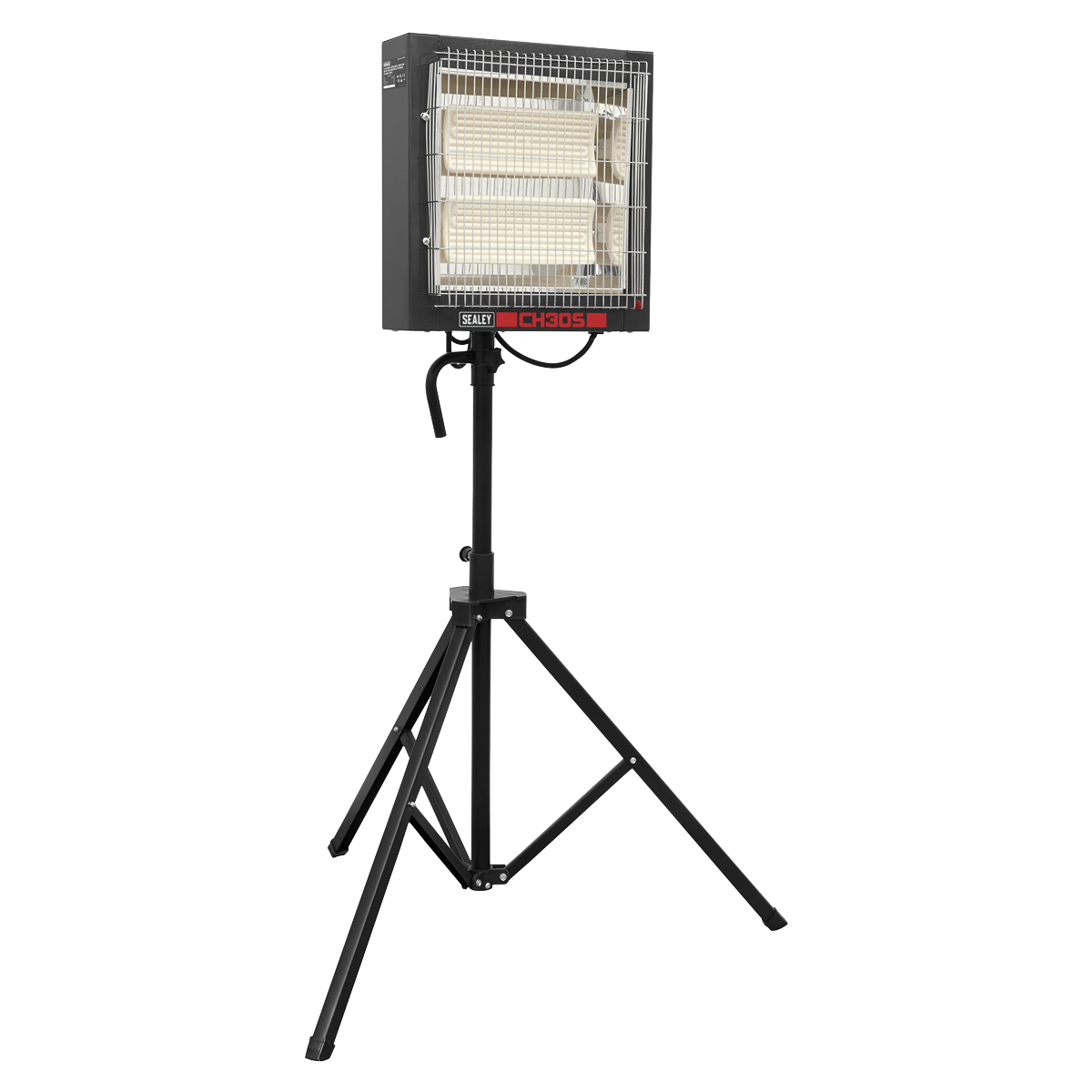 Sealey 230V Ceramic Heater With Telescopic Tripod Stand 1.4/2.8kW CH30S