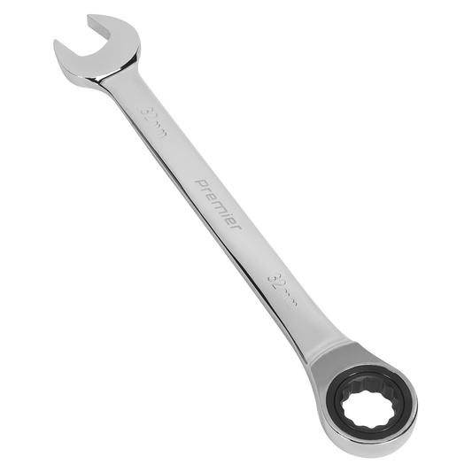 Sealey Ratchet Combination Spanner 72 Teeth Chrome Vanadium Steel 32mm RCW32