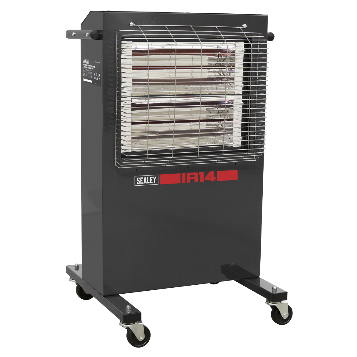 Sealey Infrared Cabinet Heater 1.4/2.8kW 230V Adjustable Thermostat Control IR14
