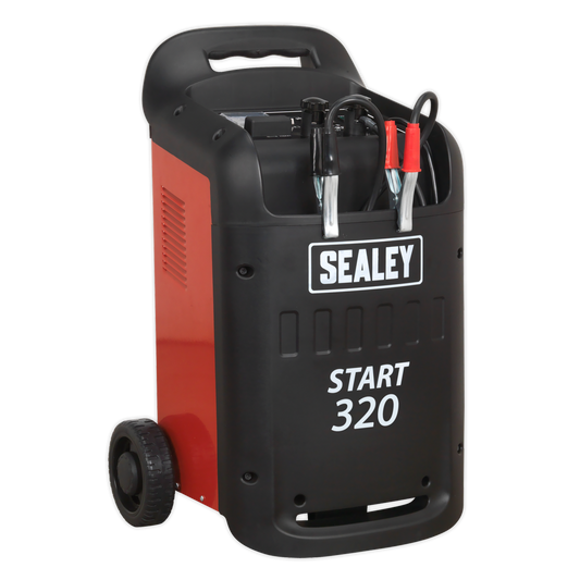 Sealey 230V 12/24V Starter Charger 320/45Amp 30-500Ah Battery Range START320