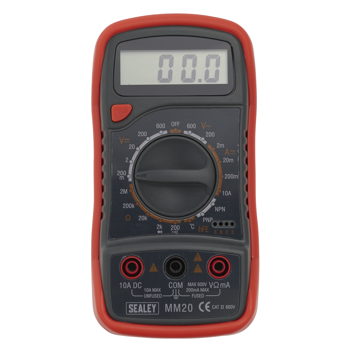 Sealey Digital Multimeter 8 Function With Thermocouple General Purpose MM20