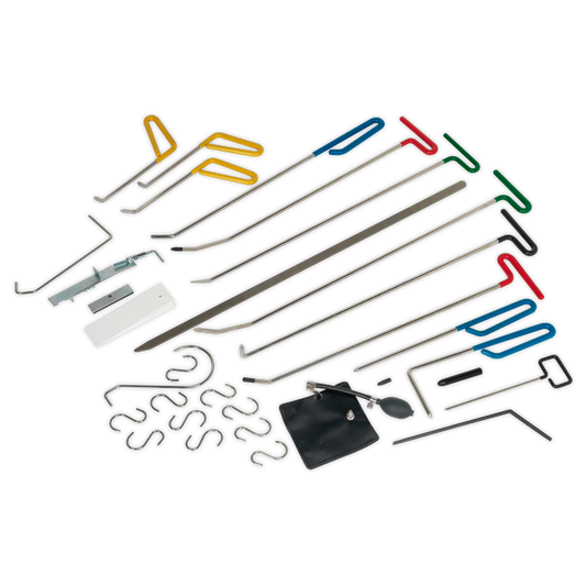 Sealey Paintless Dent Repair Kit High Quality Steel Components 33pc RE102