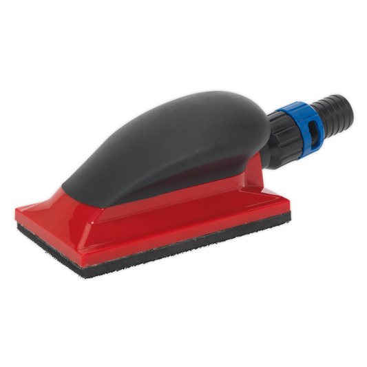 Sealey Dust-Free Sanding Block With Ergonomic Soft Grip 70 x 125mm RE4011