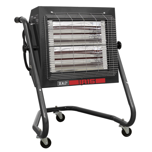 Sealey Infrared Halogen Heater 1.4/2.8kW 230V Adjustable Thermostat Control IR15