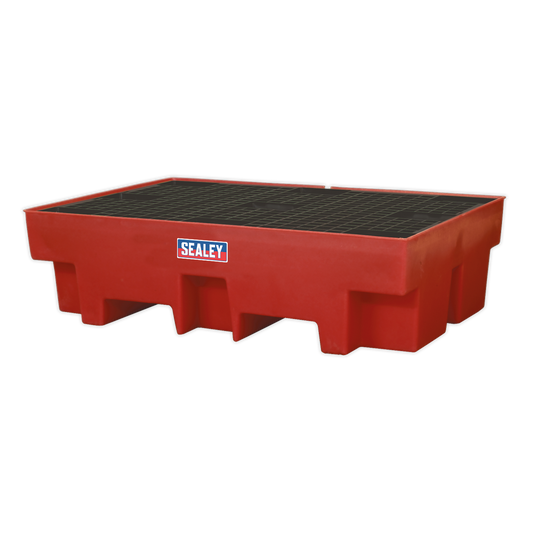 Sealey Barrel Bund Polyethylene 1220x820x330mm Tank Container UK Compliant DRP12