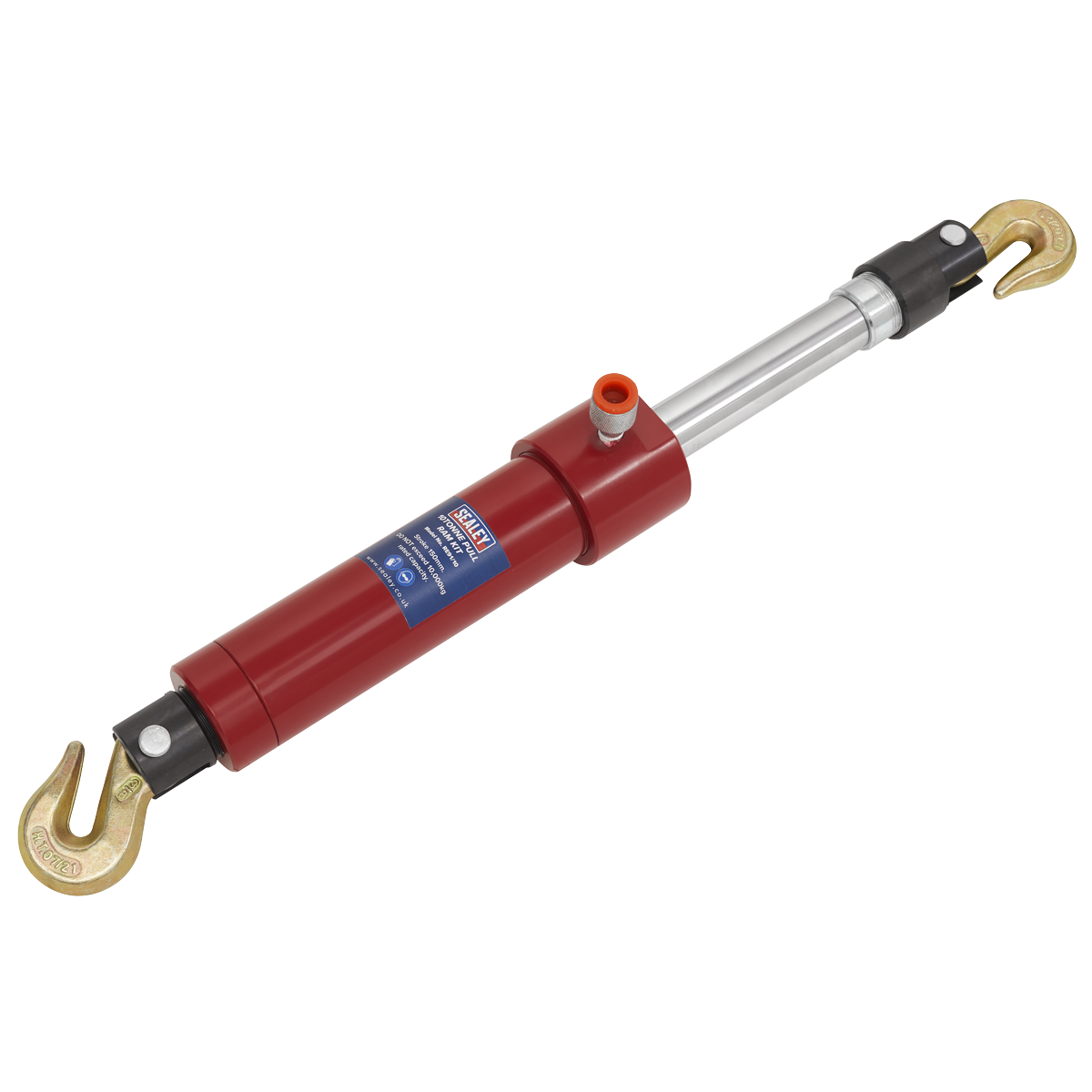 Sealey Pull Ram Kit 10 Tonne Supplied With Two Chain Hooks 500mm RE91/10