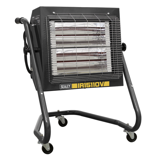 Sealey Infrared Heater 1.2/2.4kW 110V Adjustable Thermostat Control IR15110V