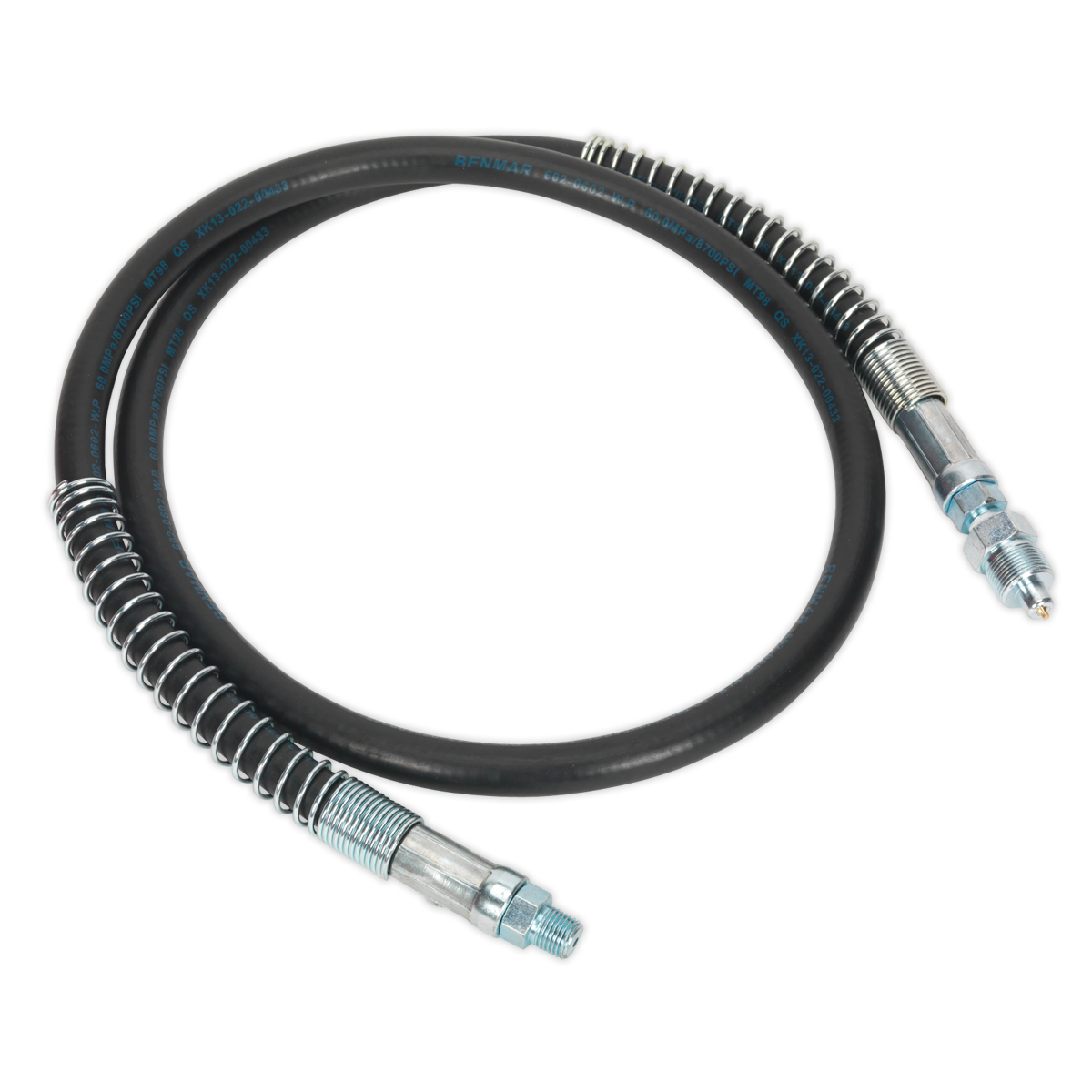 Sealey Hose Assembly 10 Tonne 1/4" BSPT Inlet Thread 1540mm Long RE97.10-03