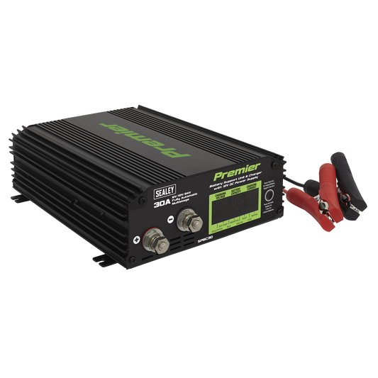 Sealey 30A Battery Support Unit Charger & Maintainer Fully Automatic SPBC30