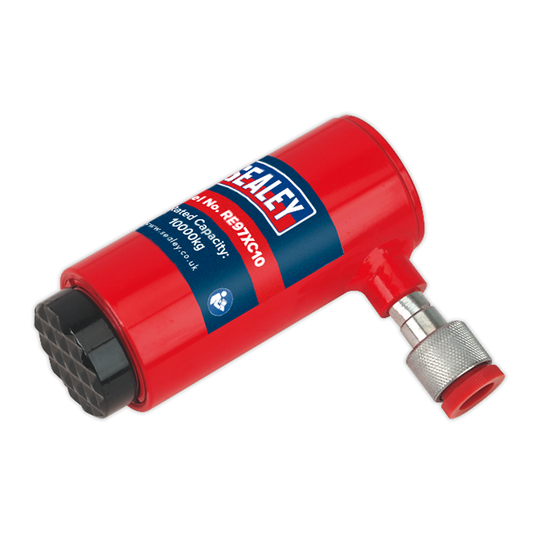 Sealey Push Ram Compact 10 Tonne Capacity 189mm Height Garage RE97XC10