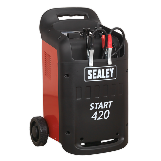 Sealey 230V 12/24V Starter Charger 420/60Amp Heavy Duty Garage Workshop START420