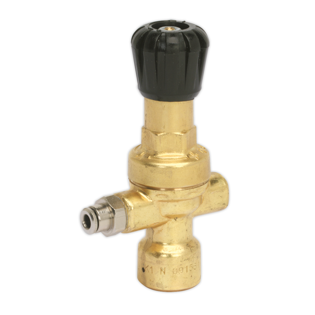 Sealey Industrial MIG Gas Regulator Disposable Cylinder No Gauge 110 Bar REG/MM