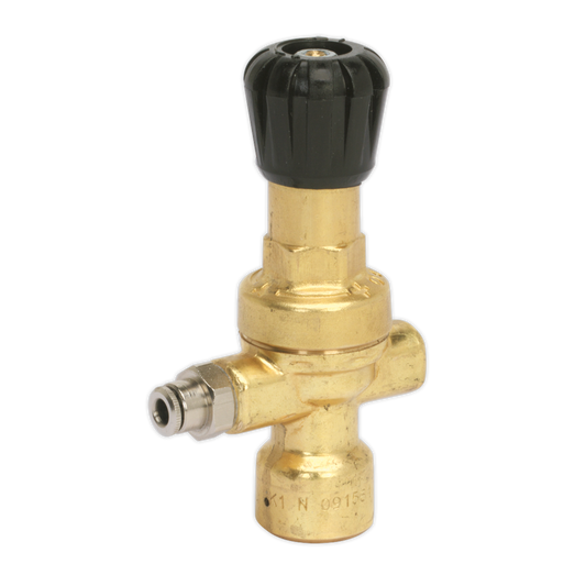 Sealey Industrial MIG Gas Regulator Disposable Cylinder No Gauge 110 Bar REG/MM