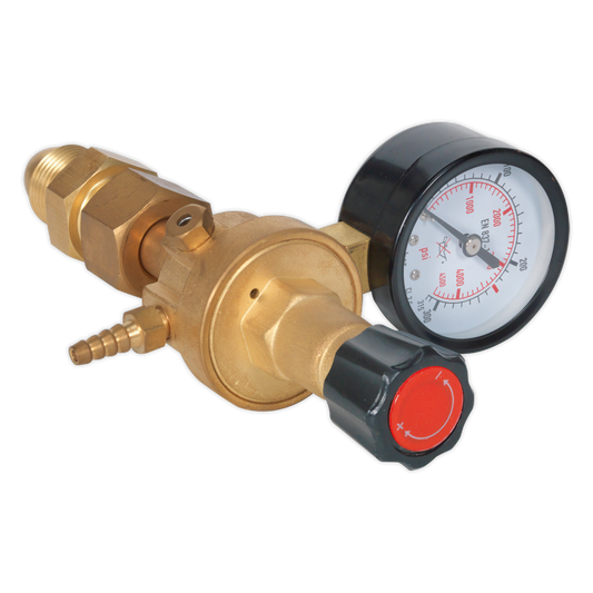 Sealey MIG Gas Regulator 1 Gauge Industrial fit CO2 Argon & CO2/Argon REG/MO