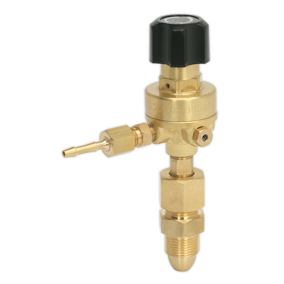 Sealey MIG Gas Regulator Industrial Cylinder No Gauge 300 Bar Argon CO2 REG/MZ