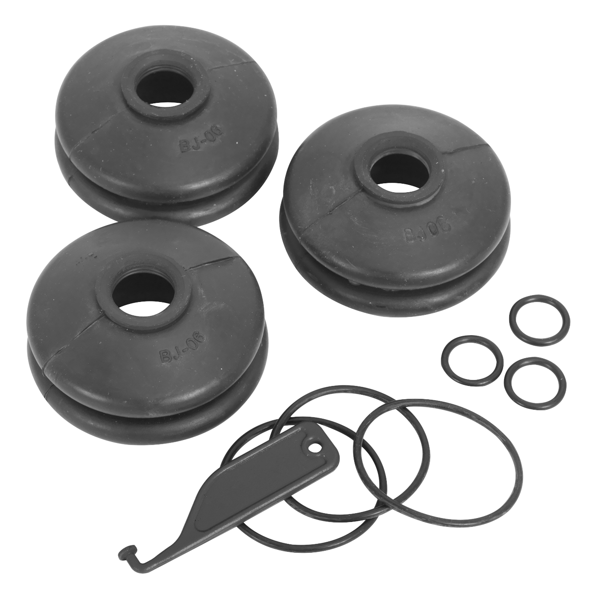 Sealey Commercial Vehicle Multipurpose Ball Joint Dust Covers - Pack Of 3 RJC02