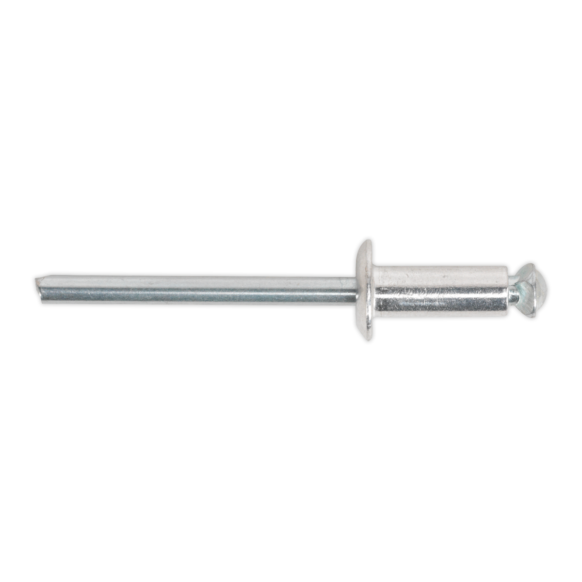 Sealey Aluminium Peel Back Rivet 200 Pieces Standard Flange 4.8mm x 12mm RP4812
