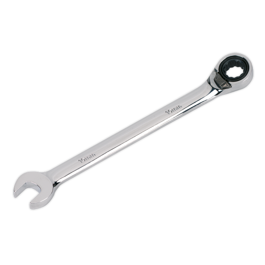 Sealey Reversible Ratchet Combination Spanner Chrome Vanadium Steel 10mm RRCW10