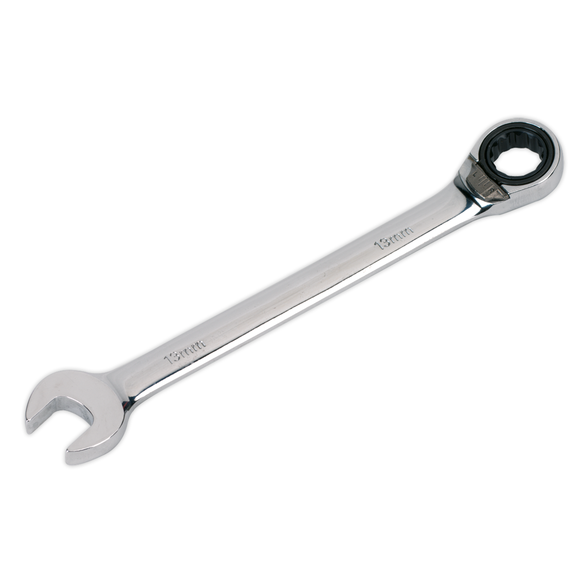 Sealey Reversible Ratchet Combination Spanner Chrome Vanadium Steel 13mm RRCW13