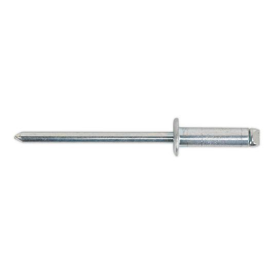 Sealey Steel Rivets 200 Pieces Standard Flange 4.8mm x 16.5mm Garage RS48615