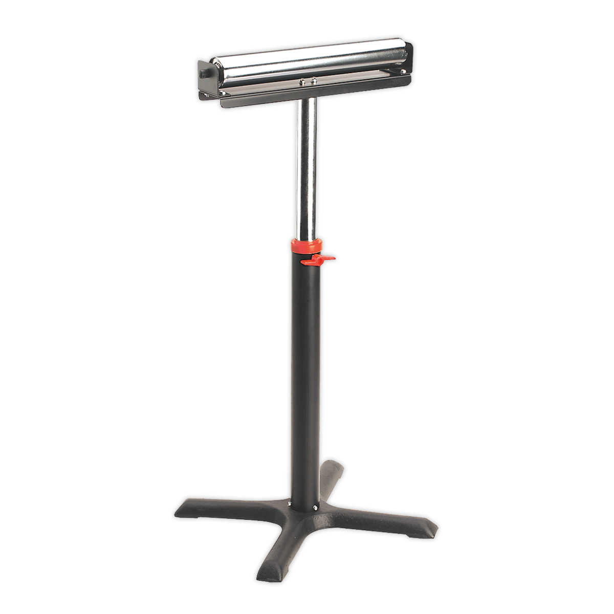 Sealey Roller Stand Wood Working 1 Roller 90kg Capacity Height 690-1180mm RS5