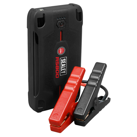 Sealey RoadStart 800A 12V Lithium-Ion Jump Starter Power Pack Waterproof RS800