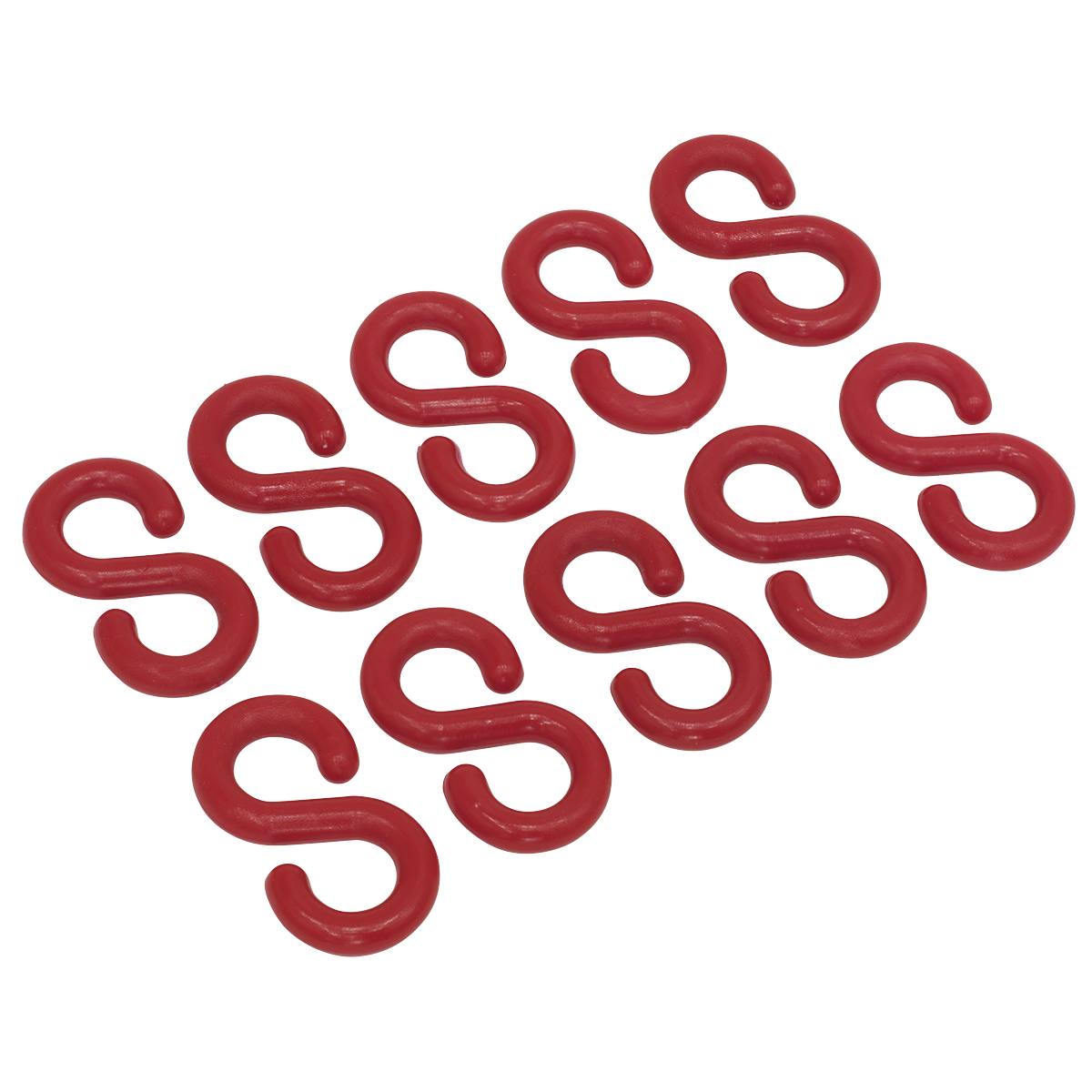 Sealey Plastic Chain S-Hook For HSC25M Safety Chain & RWPKIT Post Kit 10PK RSH10