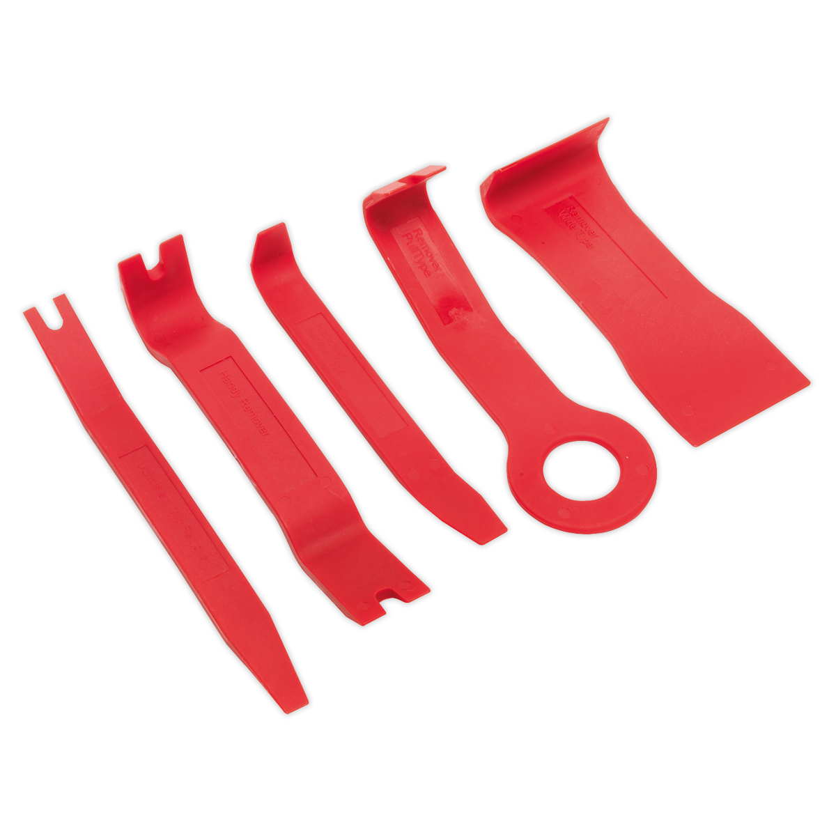 Sealey Trim & Upholstery Car Tool Set Plastic 5 Pieces For Stud Removal RT/KIT