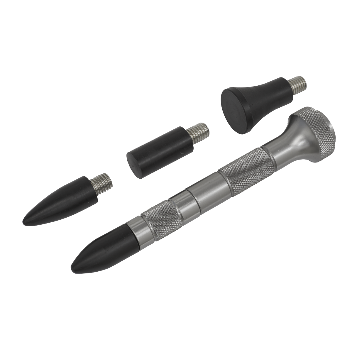 Sealey Paintless Dent Repair Knockdown Tool With 4 Interchangeable Heads RT013