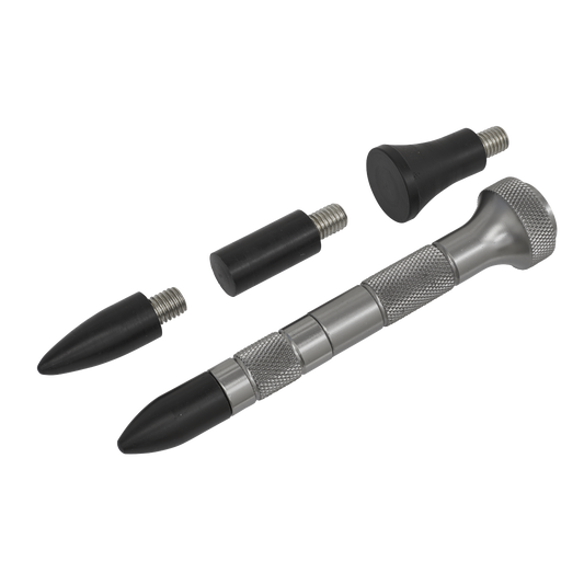 Sealey Paintless Dent Repair Knockdown Tool With 4 Interchangeable Heads RT013