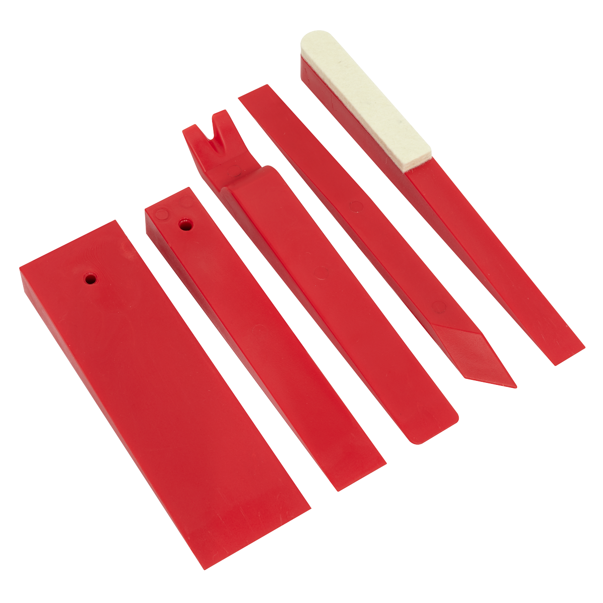 Sealey Panel Wedge Tool Set For Mouldings/Door Coverings/Plastic Clips 5pc RT05