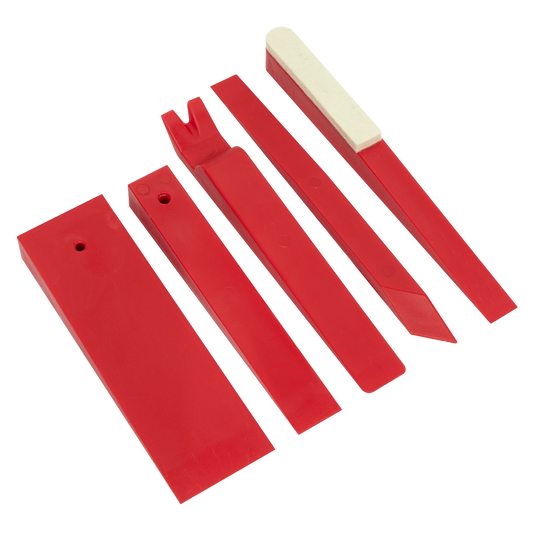 Sealey Panel Wedge Tool Set For Mouldings/Door Coverings/Plastic Clips 5pc RT05