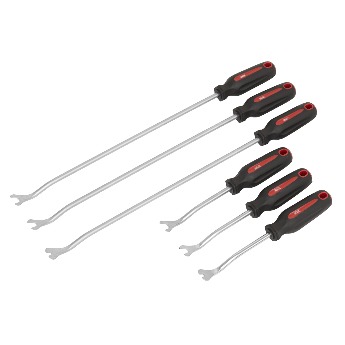 Sealey Trim Kit Tool Set Contoured & Textured Comfort Grip Handles 6 Pieces RT06