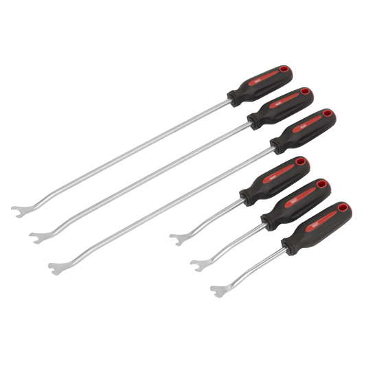 Sealey Trim Kit Tool Set Contoured & Textured Comfort Grip Handles 6 Pieces RT06