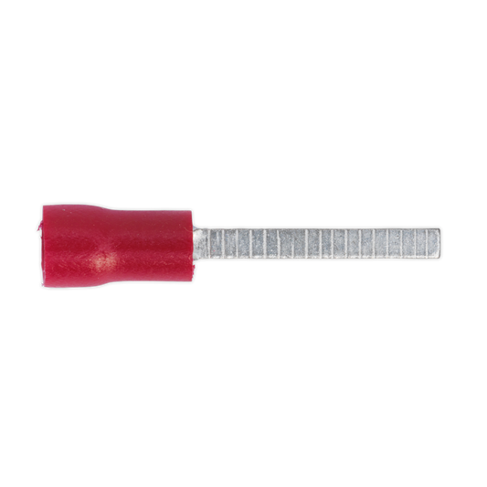 Sealey Terminal Blade 18mm x 2.3mm Colour-Coded Red 22-18 AWG x100 Pieces RT10